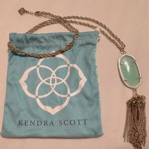 Kendra Scott Mint Green “Rayne” Necklace